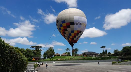 Balão levanta vôo em Curitiba